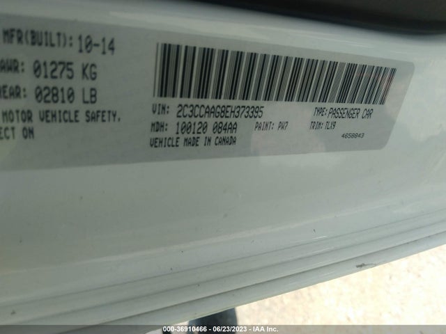 2C3CCAAG8EH373395 Chrysler 300