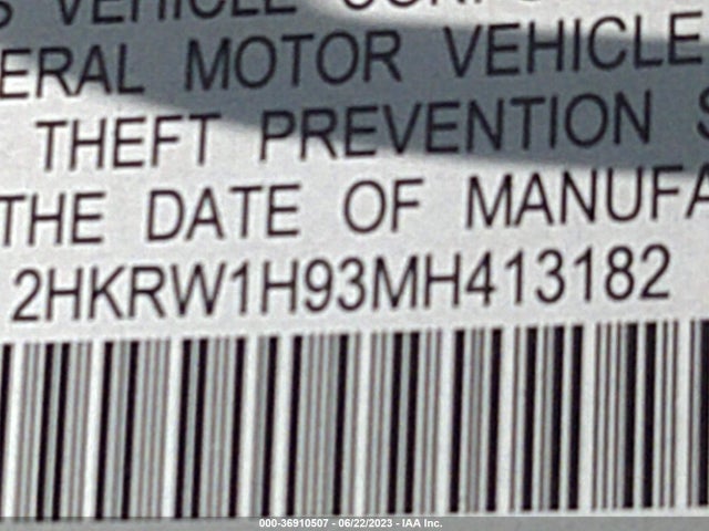 Honda Cr-v Touring 2021 2HKRW1H93MH413182 Image 14