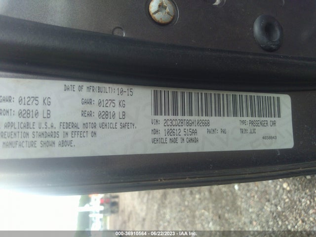 Dodge Challenger R/t Plus 2016 2C3CDZBT8GH102668 Image 9