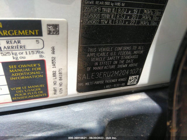 2021 Land Rover Defender, VIN: SALE3ERU2M2041071