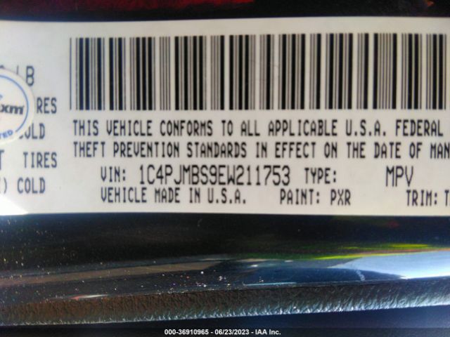 1C4PJMBS9EW211753 Jeep Cherokee