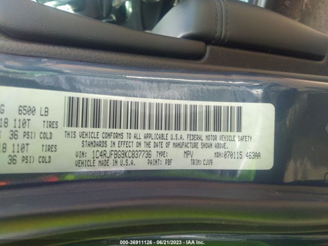 1C4RJFBG9KC837736 Jeep Grand Cherokee Limited