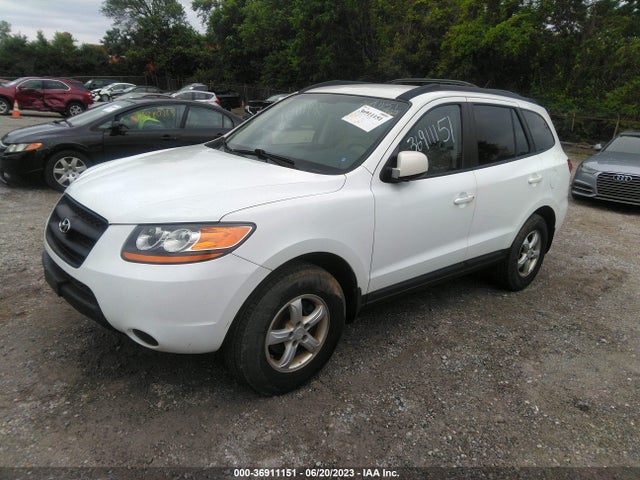 2008 HYUNDAI SANTA FE GLS VIN: 5NMSG13D88H187704