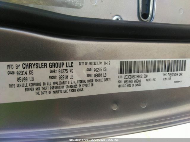 2C3CDXBG1EH131210 Dodge Charger Se