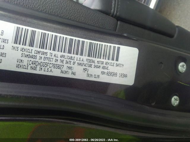 1C4RDHDG5FC765827 Dodge DURANGO LIMITED
