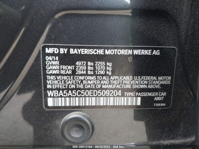 WBA5A5C50ED509204 BMW 5 Series 528i