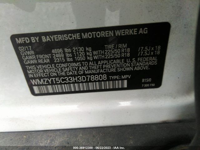 WMZYT5C33H3D78808 Mini Countryman Cooper S