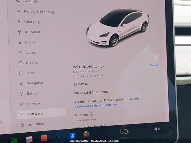 5YJ3E1EB0JF092163 Tesla Model 3 Long Range