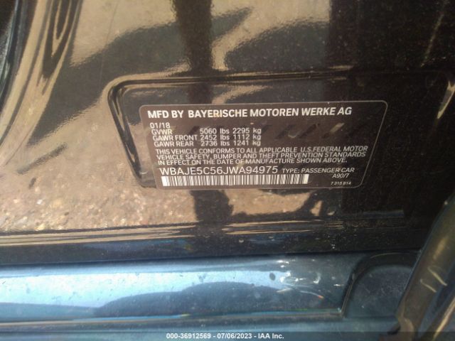 WBAJE5C56JWA94975 BMW 5 Series 540i