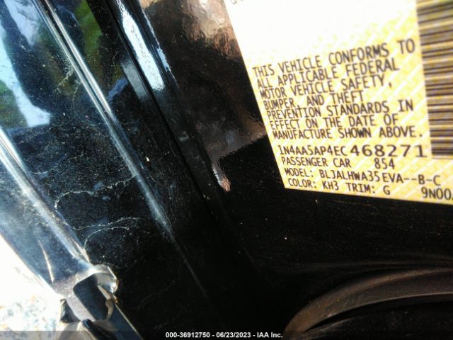 1N4AA5AP4EC468271 Nissan Maxima 3.5 Sv W/premium Pkg
