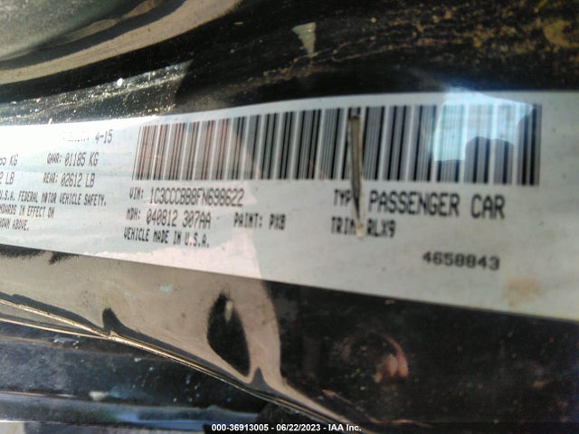 1C3CCCBB8FN698622 Chrysler 200 S