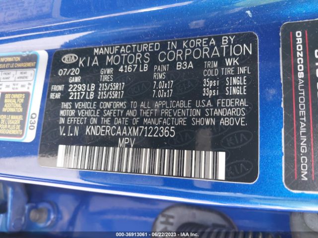 KNDERCAAXM7122365 KIA SELTOS EX