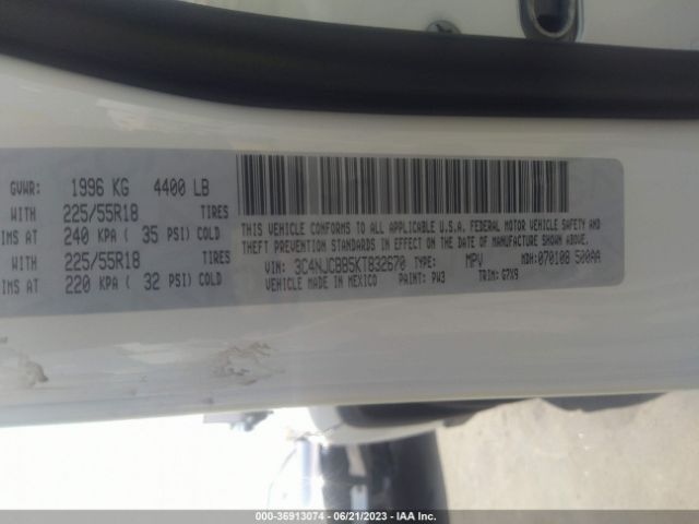 3C4NJCBB5KT832670 Jeep Compass Altitude