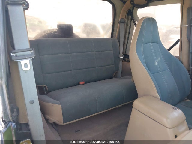 1999 JEEP WRANGLER SAHARA VIN: 1J4FY49S5XP455288