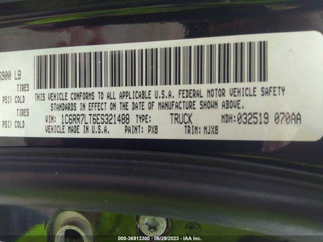1C6RR7LT6ES321488 RAM 1500 Big Horn