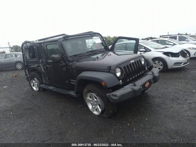 2016 JEEP WRANGLER UNLIMITED SPORT VIN: 1C4BJWDG9GL265282