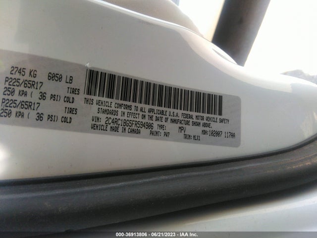 2C4RC1BG5FR594906 Chrysler Town & Country Touring