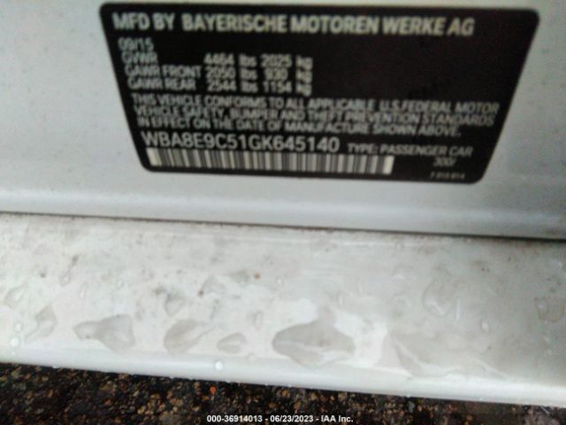 WBA8E9C51GK645140 BMW 3 Series 328i