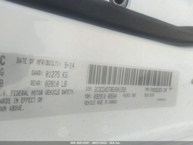 2C3CDXDT8EH341359 Dodge Charger Rt
