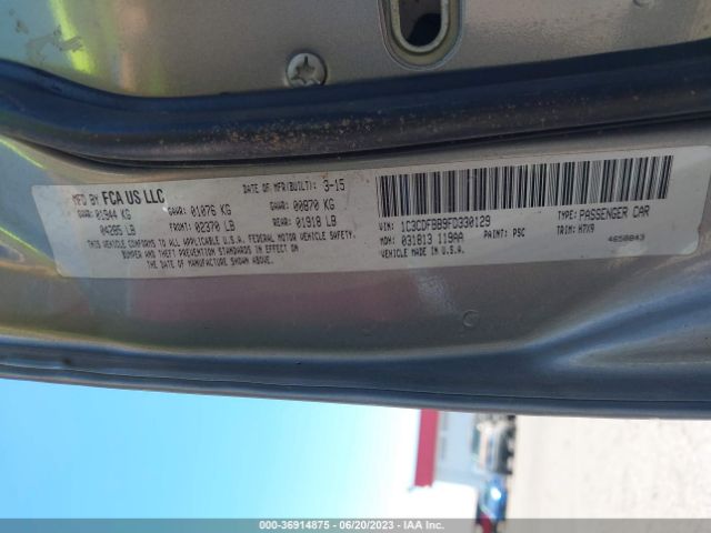 1C3CDFBB9FD330129 Dodge DART SXT