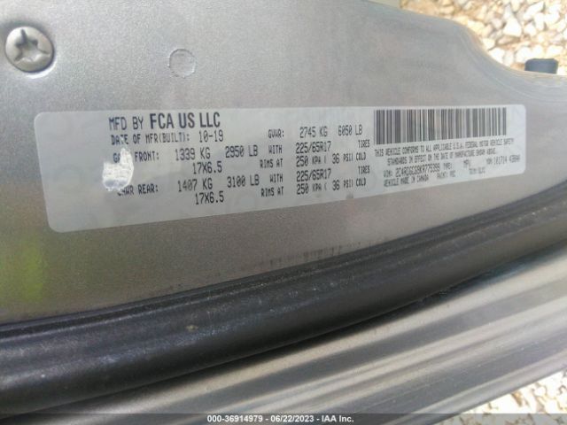 2C4RDGCG9KR775399 Dodge Grand Caravan Sxt