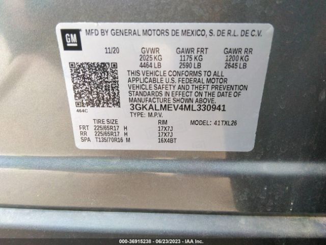 3GKALMEV4ML330941 GMC Terrain Sle