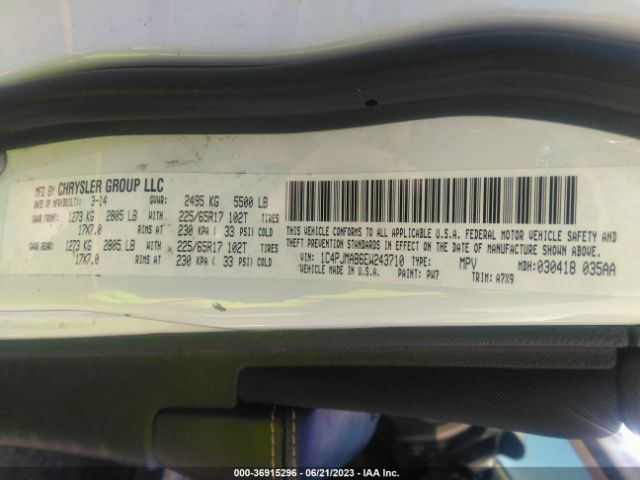 1C4PJMAB6EW243710 Jeep Cherokee Sport