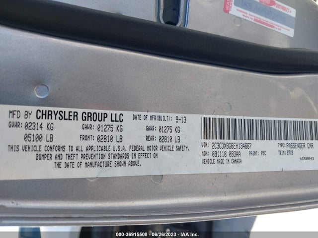 Dodge Charger Se 2014 2C3CDXBG6EH134667 Image 9