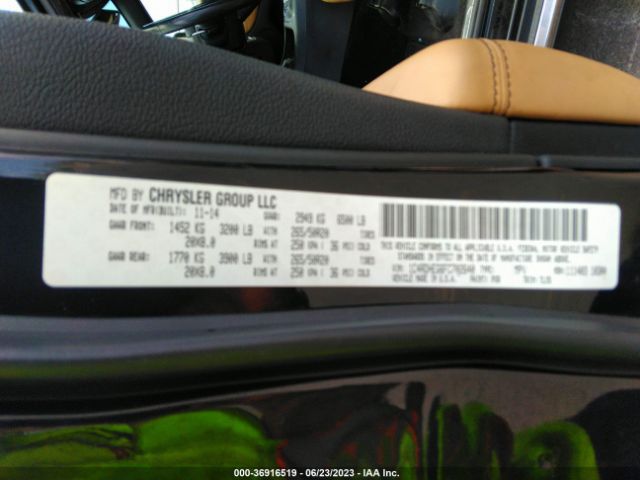 1C4RDHEG6FC702640 Dodge Durango Citadel
