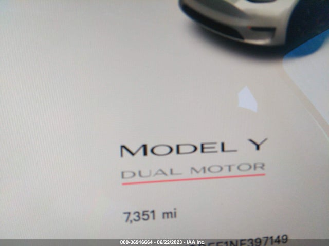 Tesla Model Y Performance 2022 7SAYGDEF1NF397149 Image 7