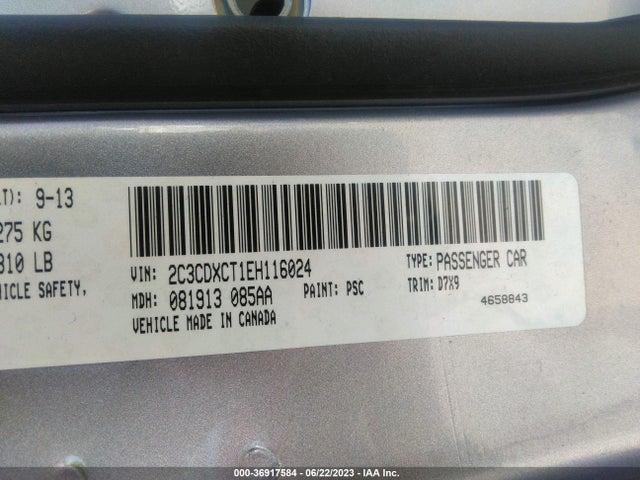 Dodge Charger Rt 2014 2C3CDXCT1EH116024 Image 9