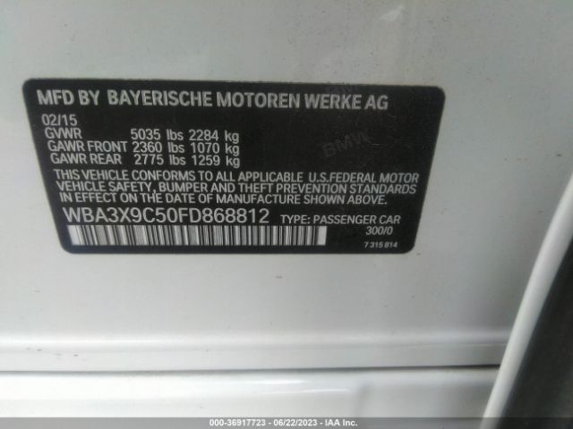 WBA3X9C50FD868812 BMW 3 Series Gran Turismo 335i Xdrive