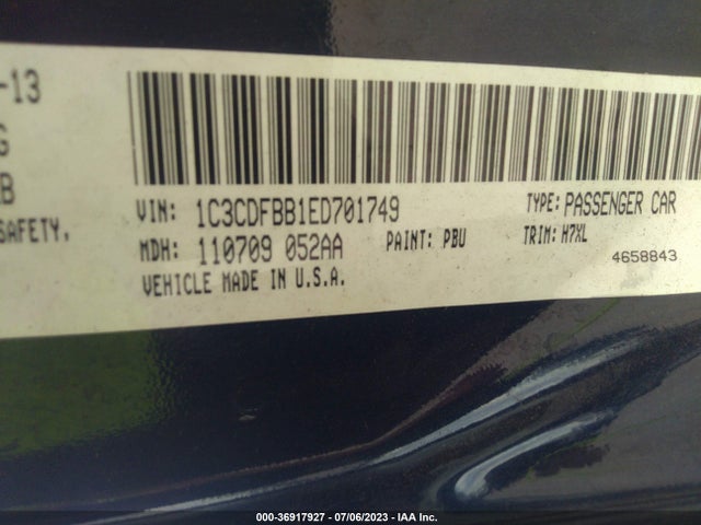 Dodge DART SXT 2014 1C3CDFBB1ED701749 Image 9