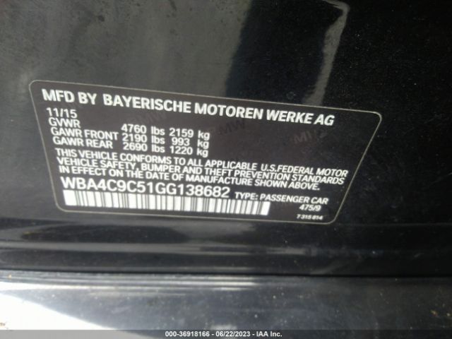 WBA4C9C51GG138682 BMW 4 Series 428i Xdrive
