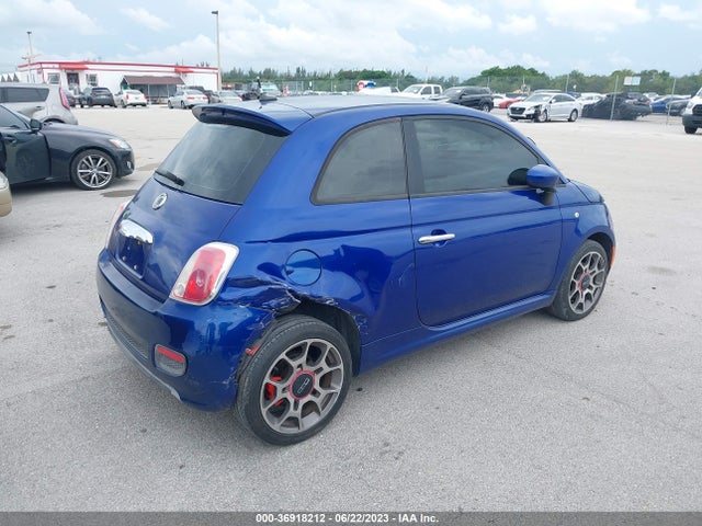 2012 FIAT 500 SPORT VIN: 3C3CFFBR2CT131422