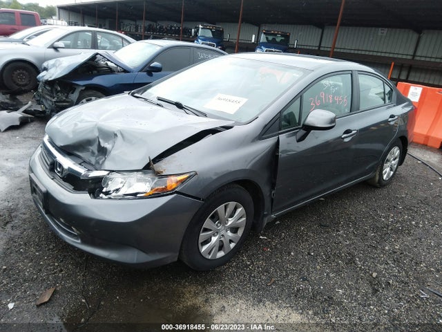 2012 HONDA CIVIC SDN LX VIN: 19XFB2F58CE010953