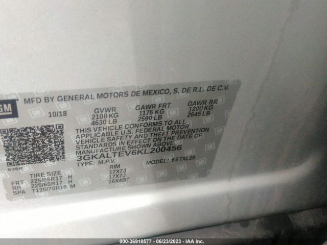 3GKALTEV6KL200456 GMC Terrain Sle