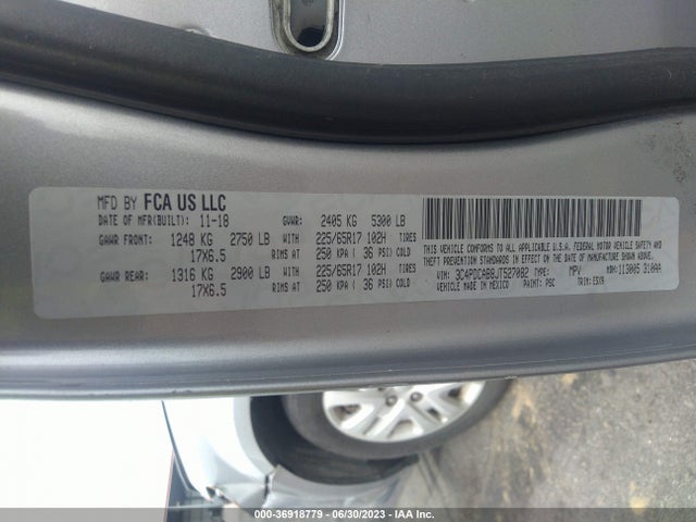Dodge JOURNEY SE 2018 3C4PDCAB8JT527082 Image 9