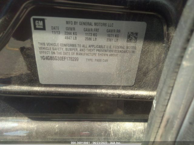 1G4GB5G30EF178299 Buick Lacrosse