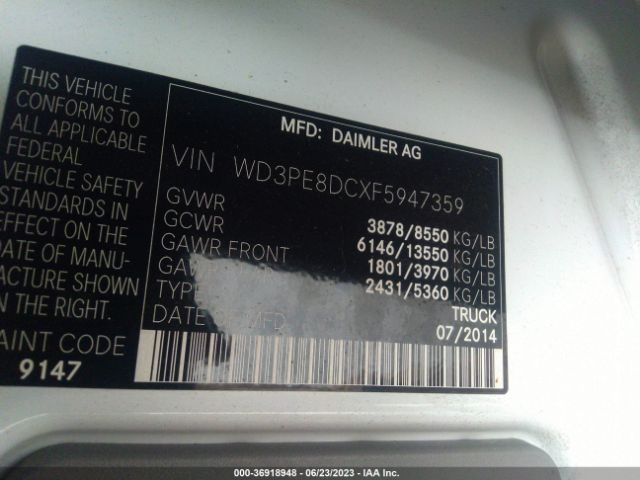 WD3PE8DCXF5947359 Mercedes-Benz SPRINTER CARGO VANS