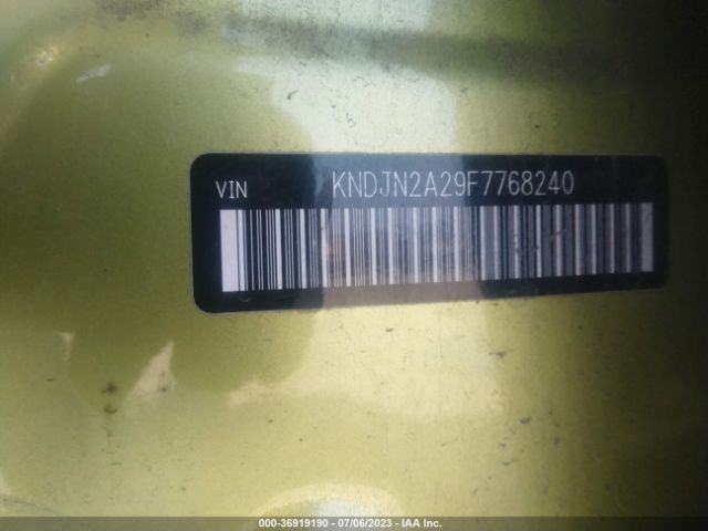 KNDJN2A29F7768240 KIA Soul Base
