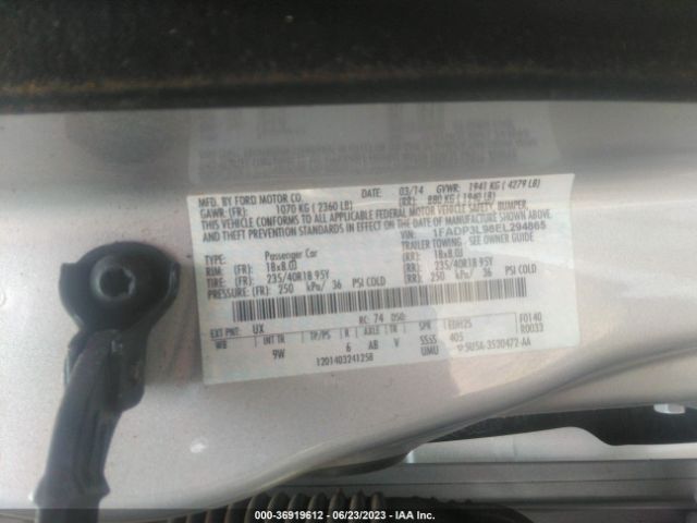 1FADP3L98EL294865 Ford FOCUS ST