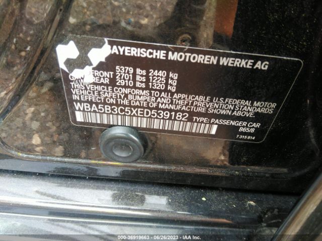WBA5B3C5XED539182 BMW 5 Series 535i Xdrive