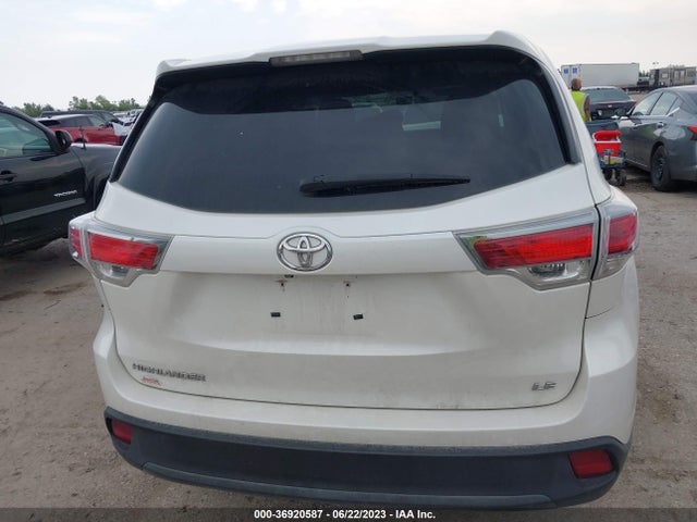 Toyota Highlander Le 2014 5TDZARFH3ES006336 Image 9