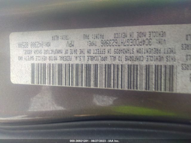 3C4PDDEG7HT623906 Dodge JOURNEY GT