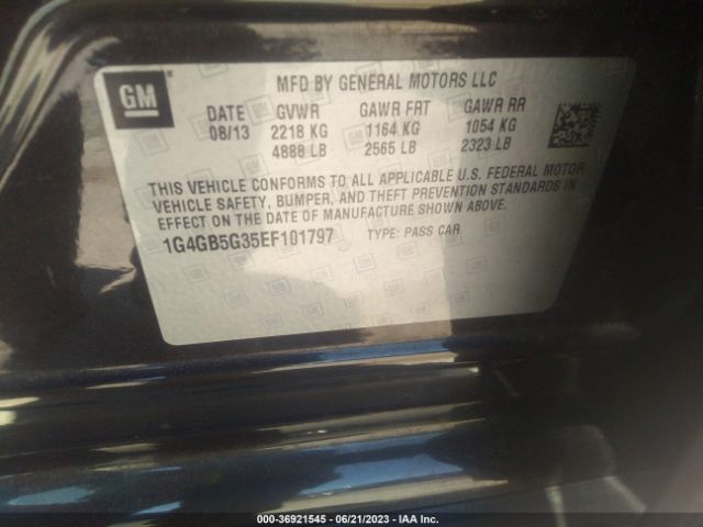 1G4GB5G35EF101797 Buick Lacrosse Leather