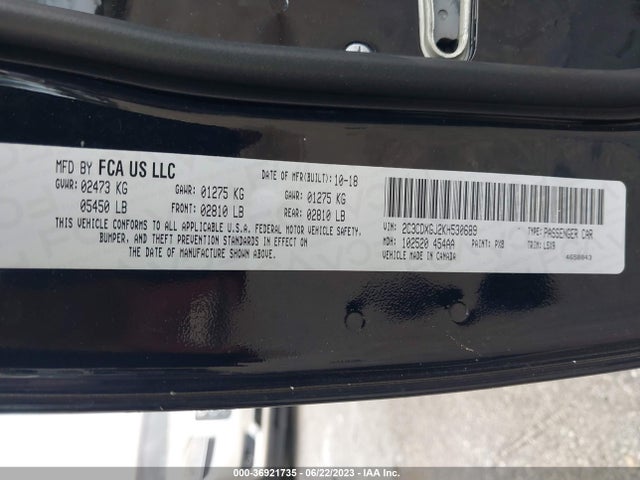 Dodge Charger Scat Pack 2019 2C3CDXGJ2KH530689 Image 9