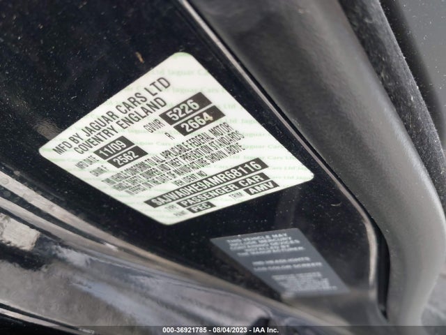 2010 JAGUAR XF SAJWA0HE9AMR68116 Photo 8