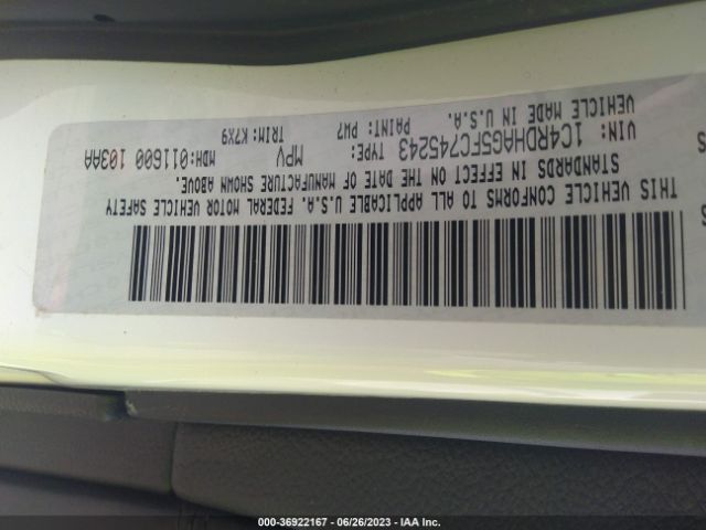 1C4RDHAG5FC745243 Dodge Durango Sxt