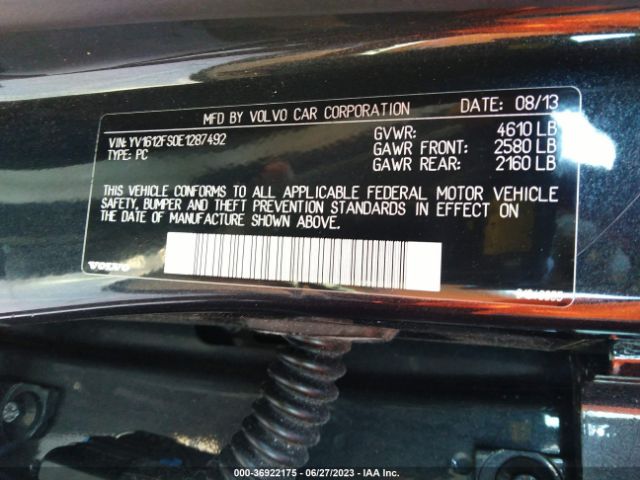YV1612FS0E1287492 Volvo S60 T5